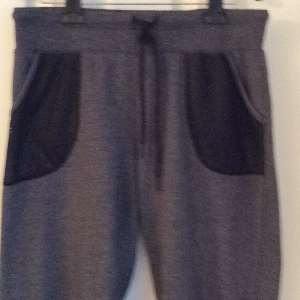 Terry cloth crop jogger
